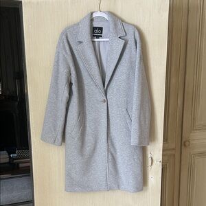 ALO Yoga Women's Light Gray Trench Coat